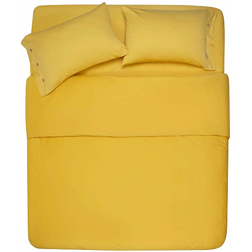 Простирадло ARDESTO Mix&Match, 240x260см, 100% бавовна, сатин, жовтий