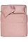 Простыня на резинке ARDESTO Mix&Match Premium, 180x200+30см, 100% хлопок, сатин, розовый светлый