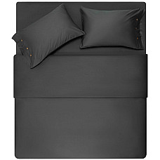 Підковдра ARDESTO Mix&Match Premium, 200х220см, 100% бавовна, сатин, сірий