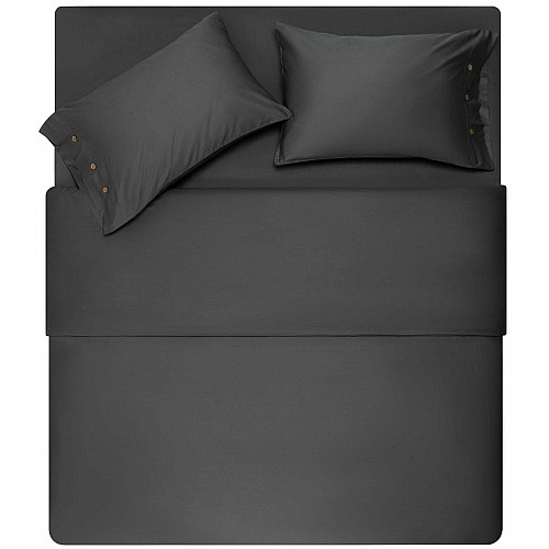 Підковдра ARDESTO Mix&Match Premium, 200х220см, 100% бавовна, сатин, сірий