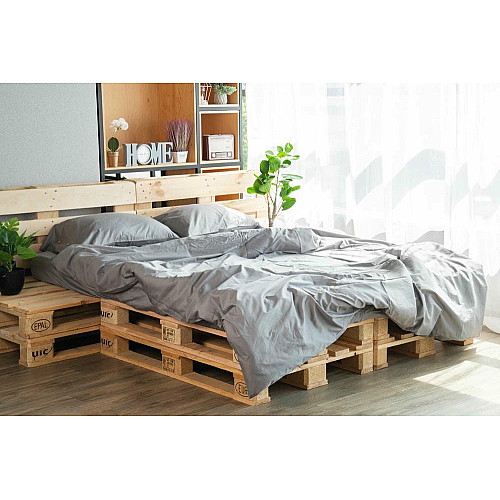 Підковдра ARDESTO Mix&Match, 200х220см, 100% бавовна, сатин, сірий