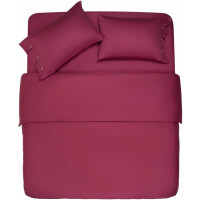 Простыня ARDESTO Mix&Match, 240x260см, 100% хлопок, сатин, бордовый