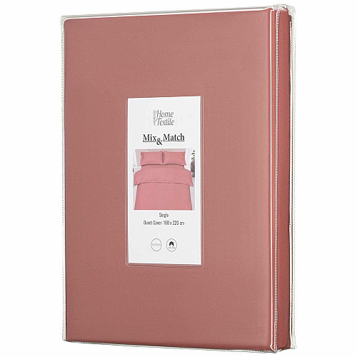 Пододеяло ARDESTO Mix&Match, 160х220см, 100% хлопок, сатин, коричневый светлый
