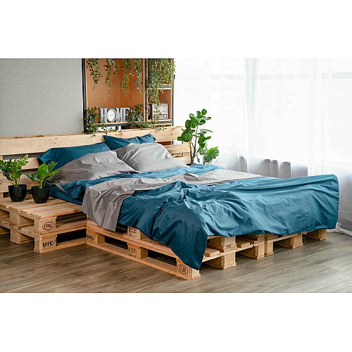 Підковдра ARDESTO Mix&Match, 160х220см, 100% бавовна, сатин, синій
