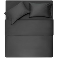 Простирадло на резинці ARDESTO Mix&Match Premium, 160х200+30см, 100% бавовна, сатин, сірий