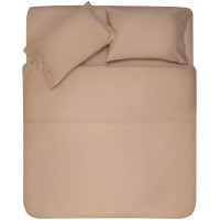 Простыня ARDESTO Mix&Match, 240x260см, 100% хлопок, сатин, бежевый