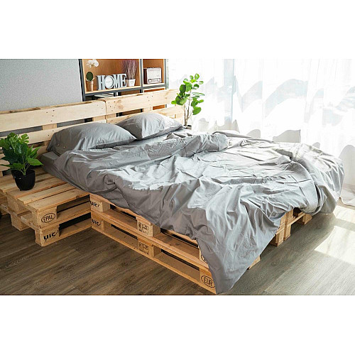 Підковдра ARDESTO Mix&Match, 160х220см, 100% бавовна, сатин, сірий