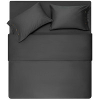 Простыня ARDESTO Mix&Match Premium, 180х240см, 100% хлопок, сатин, серый