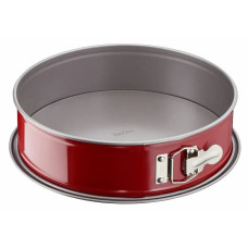 Форма для випікання Tefal DeliBake, крушла, знімне дно, 245x245x80мм, вуглецева сталь, червоний