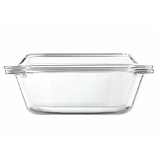 Форма для запікання з кришкою ARDESTO Black Mars, 23.3х20.6х10.2см, боросилікатне скло, кругла, прозорий