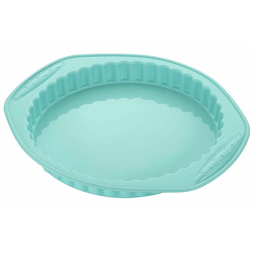 Форма для випікання ARDESTO Tasty baking, 30.5*27*3см, силікон, кругла, блакитний