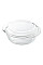 Форма для запекания с крышкой ARDESTO Black Mars, 23.3х20.6х10.2см, боросиликатное стекло, круглая, прозрачная