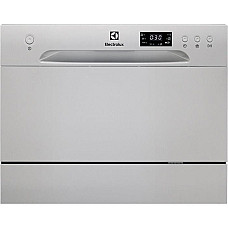 Посудомийна машина Electrolux настільна, 6компл., F, 55см, дисплей, сірий