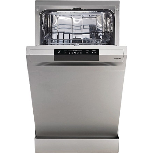 Посудомоечная машина Gorenje, 9компл., A++, 45см, дисплей, 2 корзины, AquaStop, серый