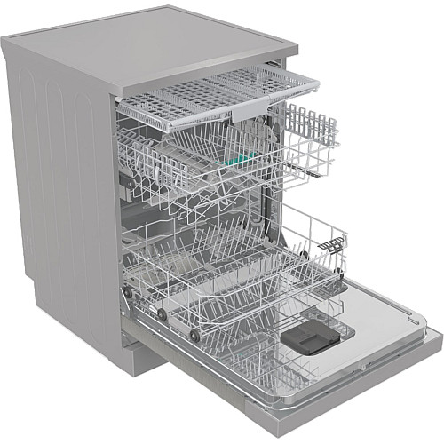 Посудомийна машина Gorenje, 16компл., A+++, 60см, дисплей, 3 кошика, AquaStop, сірий