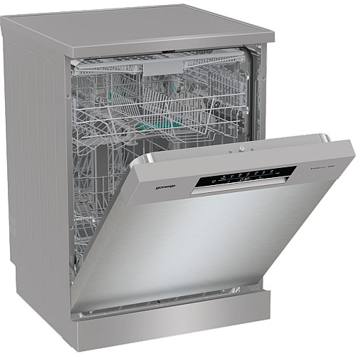 Посудомийна машина Gorenje, 16компл., A+++, 60см, дисплей, 3 кошика, AquaStop, сірий