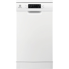 Посудомийна машина Electrolux, 10компл., Е, 45см, дисплей, інвертор, 3й кошик, білий
