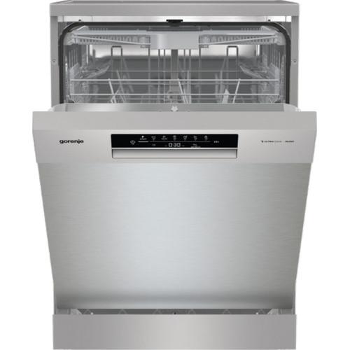 Посудомийна машина Gorenje, 16компл., A+++, 60см, дисплей, 3 кошика, AquaStop, сірий