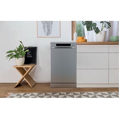 Посудомийна машина Gorenje, 11компл., A+++, 45см, дисплей, 3 кошика, AquaStop, Інвертор, сірий