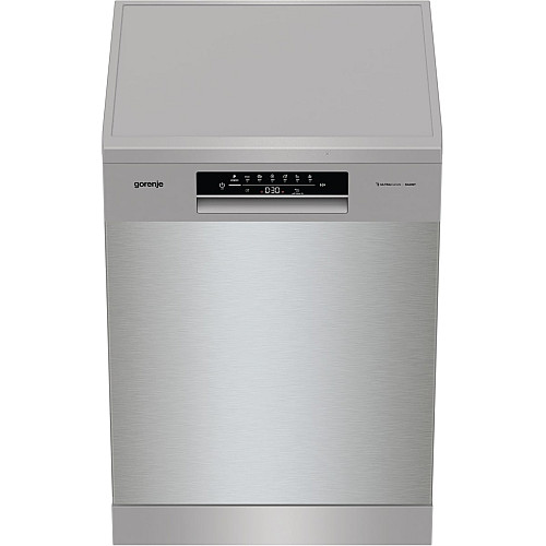 Посудомийна машина Gorenje, 16компл., A+++, 60см, дисплей, 3 кошика, AquaStop, сірий