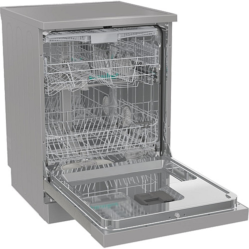 Посудомийна машина Gorenje, 16компл., A+++, 60см, дисплей, 3 кошика, AquaStop, сірий