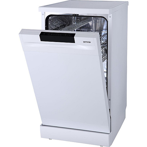 Посудомоечная машина Gorenje, 9компл., A++, 45см, дисплей, 2 корзины, AquaStop, белый