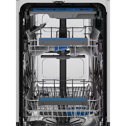 Посудомийна машина Electrolux, 10компл., E, 45см, дисплей, інвертор, 3й кошик, нерж