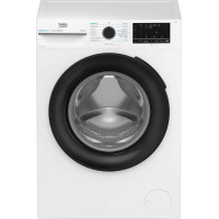 Пральна машина Beko фронтальна, 8кг, 1400, A, 55см, дисплей, інвертор, пара, білий