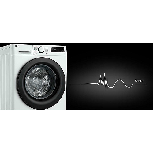 Пральна машина LG фронтальна, 8кг, 1200, A, 48см, дисплей, пара, інвертор, білий