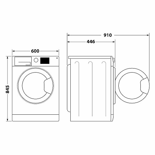 Стиральная машина Indesit фронтальная, 6кг, 1000, A+++, 44.6см, дисплей, пара, инвертор, белый