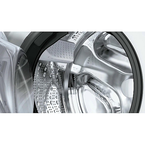 Стирально-сушильная машина Bosch фронтальная, 8(5)кг, 1400, E, 59см, дисплей, белый