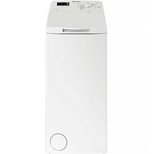 Пральна машина Indesit вертикальна, 6кг, 1000, C, 60см, дисплей, білий