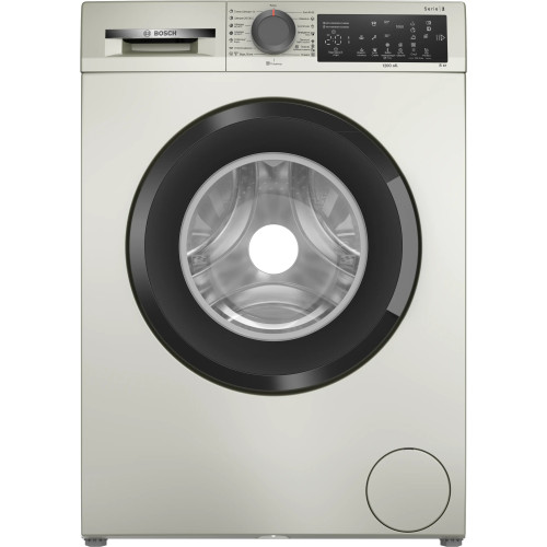 Пральна машина Bosch фронтальна, 8кг, 1200, A, 52см, дисплей, сірий