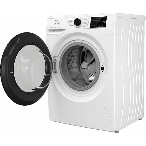 Стиральная машина Gorenje фронтальная, 8кг, 1400, A+++, 55см, дисплей, инвертор, пара, Wi-Fi, белый
