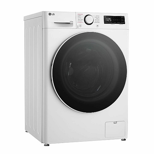 Прально-сушильна машина LG фронтальна, 9(5)кг, 1200, А, 48см, дисплей, пара, інвертор, білий