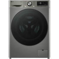 Стиральная машина LG фронтальная, 9кг, 1200, A, 48см, дисплей, пара, инвертор, серебристый
