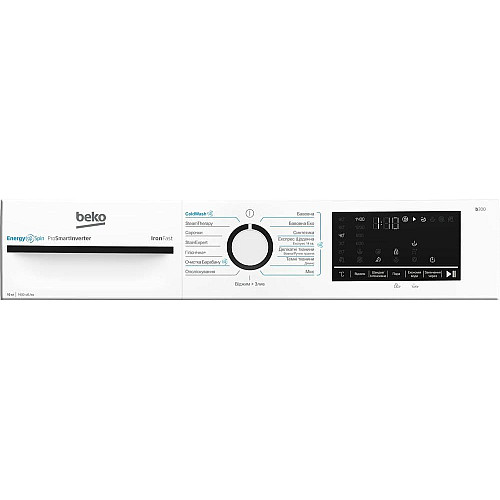 Пральна машина Beko фронтальна, 10кг, 1400, A+++, 58см, дисплей, інвертор, пара, білий