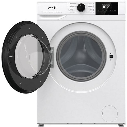 Стиральная машина Gorenje фронтальная, 7кг, 1200, A++, 43.5см, дисплей, пар, инвертор, белый