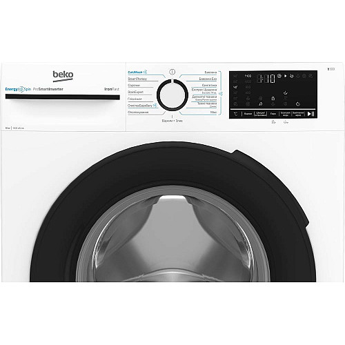Пральна машина Beko фронтальна, 10кг, 1400, A+++, 58см, дисплей, інвертор, пара, білий