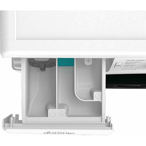 Стиральная машина Gorenje фронтальная, 8кг, 1200, A+++, 46,5см, дисплей, инвертор, пара, Wi-Fi, белый