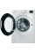 Пральна машина Indesit фронтальна, 6кг, 1200, A+++, 44.6см, дисплей, пара, інвертор, люк чорний, білий