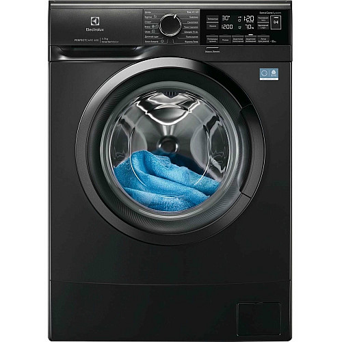 Пральна машина Electrolux фронтальна, 7кг, 1200, A, 48см, дисплей, інвертор, сріблястий темний