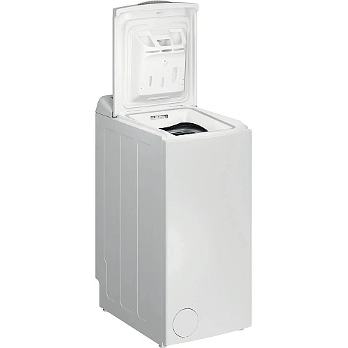 Пральна машина Indesit вертикальна, 5кг, 1000, C, 60см, дисплей, білий