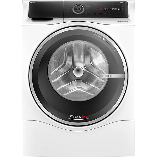 Прально-сушильна машина Bosch фронтальна, 10.5(6)кг, 1400, A, 60см, дисплей, i-Dos, інвертор, пара, білий