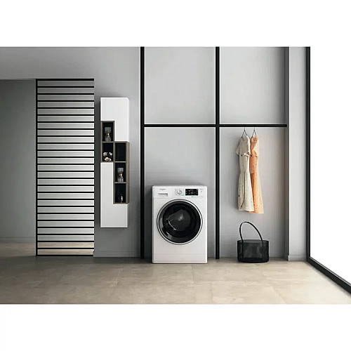 Стирально-сушильная машина Whirlpool фронтальная, 11(7)кг, 1600, A, 60см, дисплей, пара, инвертор, белый