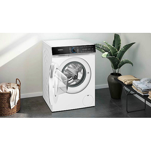 Пральна машина Siemens фронтальна, 10кг, 1600, A, 60см, дисплей, білий
