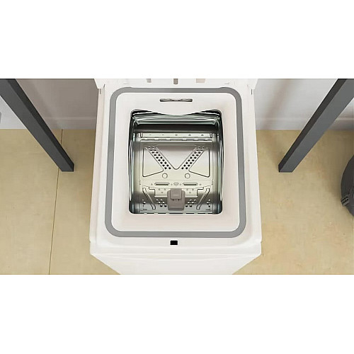 Пральна машина Whirlpool вертикальна, 6кг, 1000, C, 60см, білий