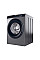 Пральна машина Haier фронтальна, 9кг, 1400, A+++, 60см, дисплей, пара, інвертор, люк чорний, прямий привід, cріблястий