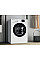 Стиральная машина Whirlpool фронтальная, 7кг, 1200, A+++, 43.5см, дисплей, пара, инвертор, черный люк, белый