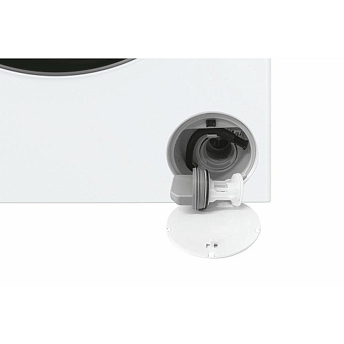 Стиральная машина Haier фронтальная, 7кг, 1200, A+++, 44см, дисплей, пара, инвертор, черный люк, прямой привод, белый